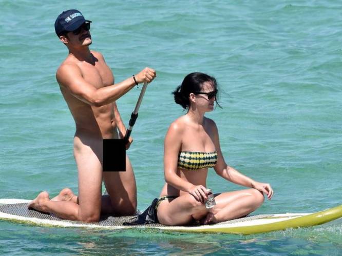 Gaan Katy Perry en Orlando Bloom naakt op huwelijksreis?