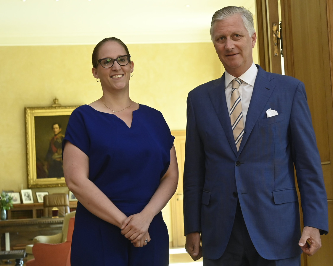 Nicole de Moor legt eed af als nieuwe staatssecretaris voor Asiel en Migratie Foto hln.be