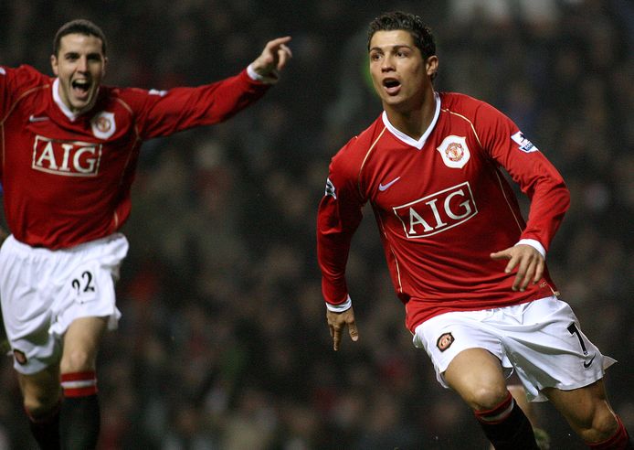 Cristiano Ronaldo werd bij Manchester United voor het eerst kampioen. In het seizoen 2006/2007 veroverde hij zijn eerste landstitel. In de twee daarop volgende seizoenen werd hij ook kampioen van Engeland.
