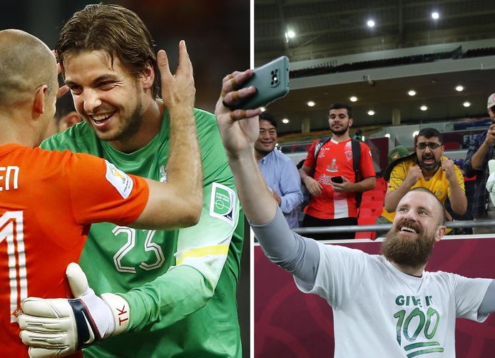 Tim Krul (links) en Andrew Redmayne (rechts)