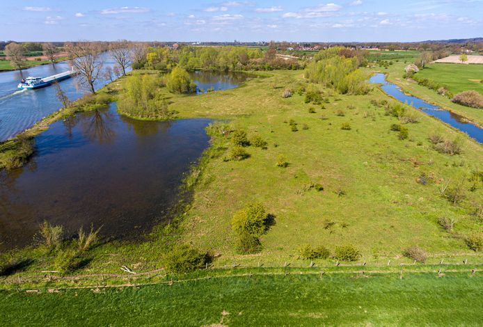 Natuurgebied de Gebrande Kamp in Milsbeek waar Rijkswaterstaat plannen mee heeft.
