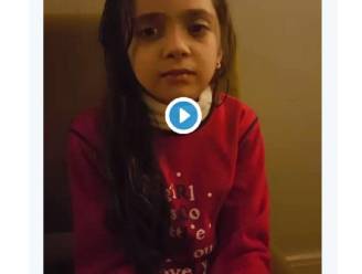 Twittermeisje Bana in video aan Trump: "Heb jij ooit 24 uur geen eten of drinken gehad?"