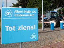 Boerenprotest bij AH in Geldermalsen: ‘Als het moet hebben we een hele lange adem’