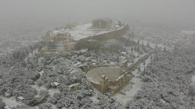 Extreme koudegolf in Griekenland: -14 graden en sneeuw tot in Kreta