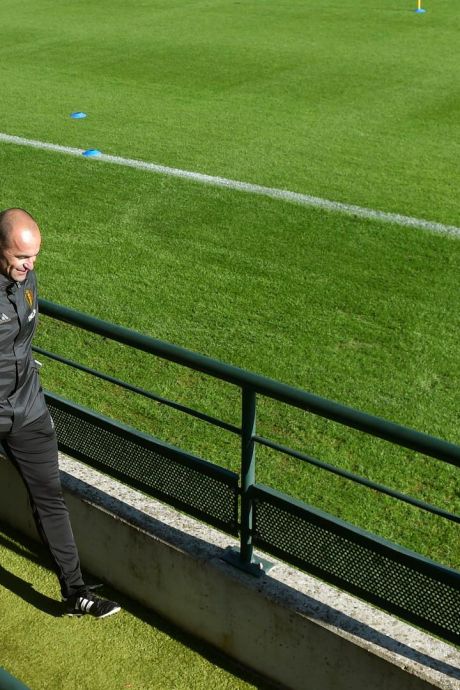 Martinez innove: un drone pour filmer l'entraînement des Diables