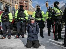 Betogers botsen met agenten voor Canadees parlement