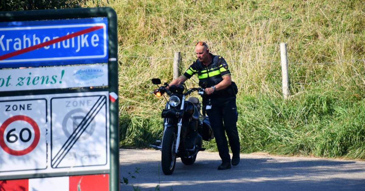 Motorrijder gewond bij ongeluk Krabbendijke.