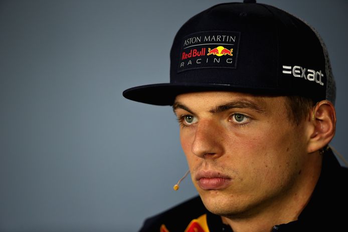 Max Verstappen op donderdag.