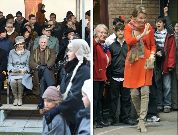 "Krakelingenstoet" in Geraardsbergen, februari 2017 (links) / Bezoek aan pedagogisch centrum in Brussel, maart 2010 (rechts)