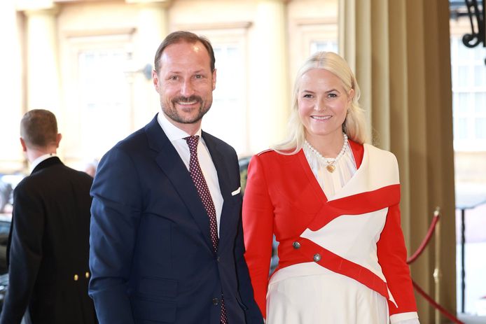Kroonprins Haakon en kroonprinses Mette-Marit.