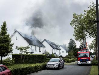 Brand in woning in Hasselt: grote rookpluim van ver te zien