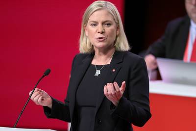 Sociaaldemocrate op weg om eerste vrouwelijke premier van Zweden te worden