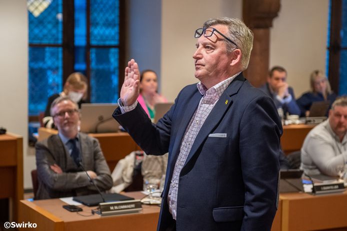 Eedaflegging Maarten Blommaert en Dirk Verleysen.