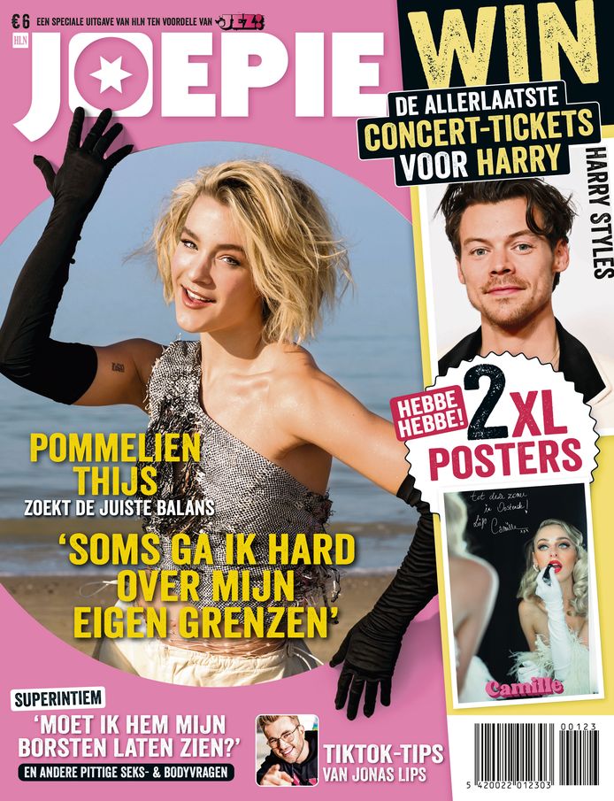 Pommelien Thijs op de cover van Joepie Special