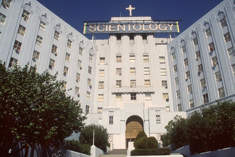 Het hoofdgebouw van Scientology in Los Angeles.  Beeld picture-alliance/ dpa