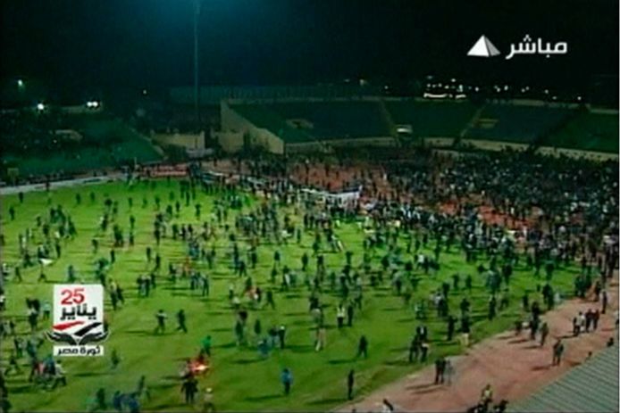 In februari 2012 ging het hopeloos mis bij een wedstrijd tussen Al Masry en Al Ahli.