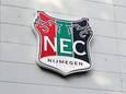 Het logo van NEC.
