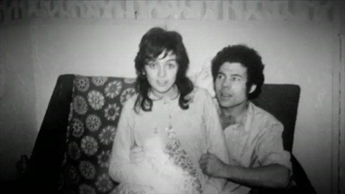 Een foto van Rose en Fred West als jong koppel.
