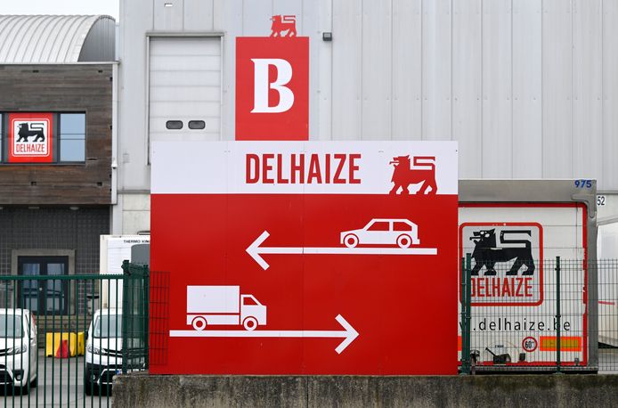 Distributiecentrum van Delhaize in Asse.