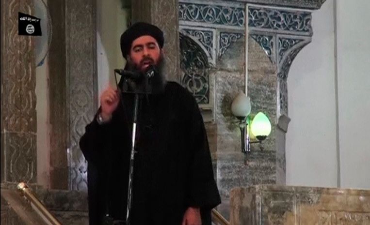 Kalief Abu Bakr al-Baghdadi. Beeld reuters