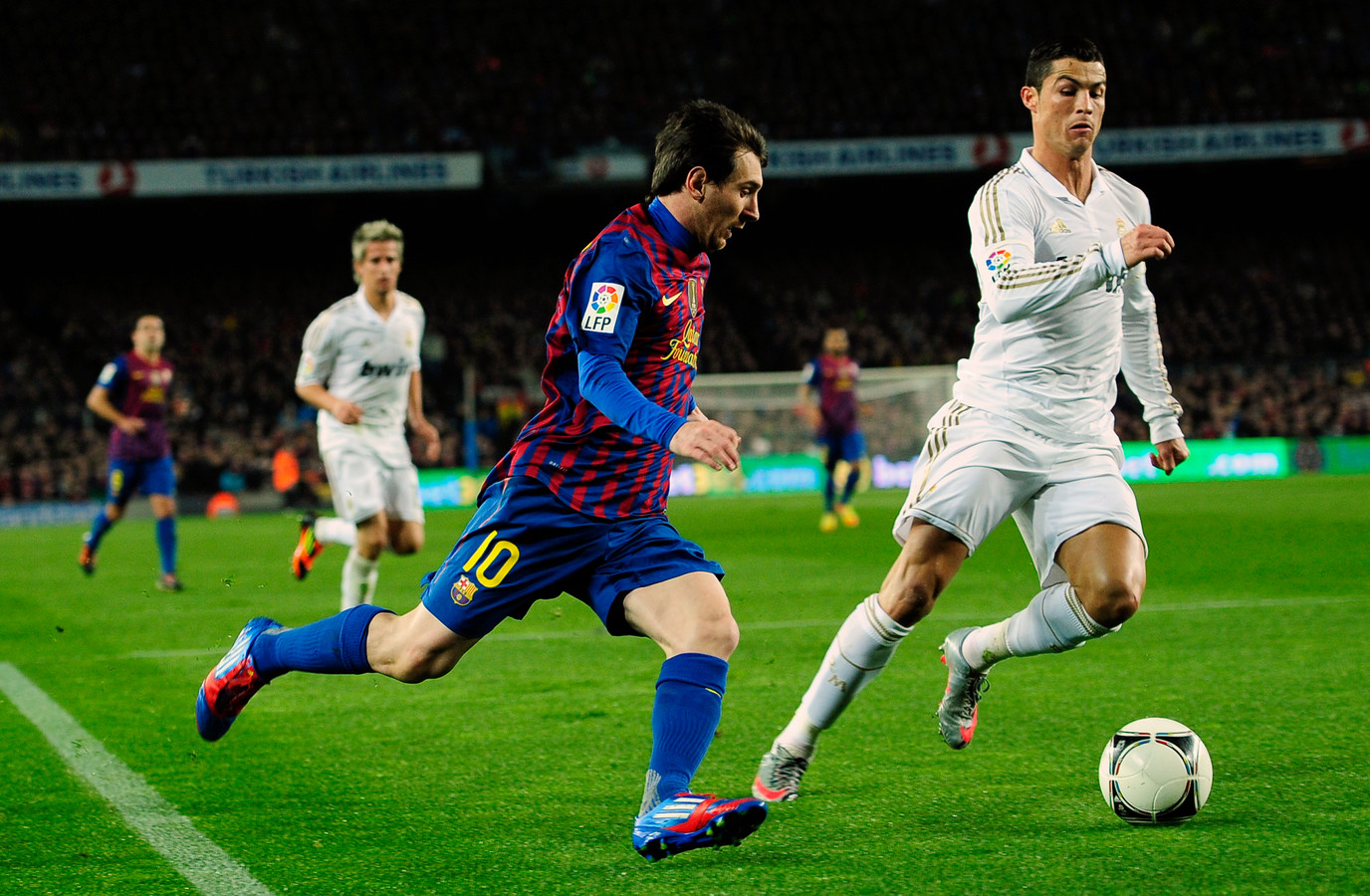Lionel Messi en Cristiano Ronaldo vochten vooral onderlinge duels uit tijdens de Clásico tussen Barcelona en Real Madrid.
