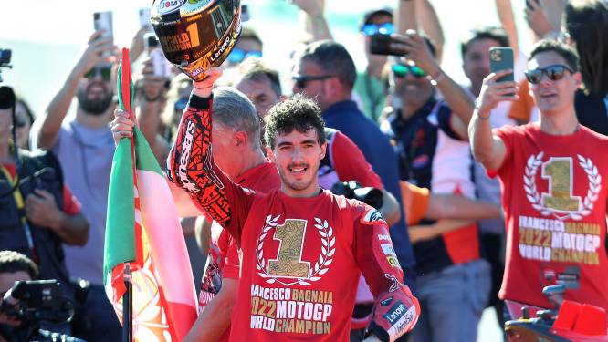 Francesco Bagnaia bezorgt Ducati na vijftien jaar weer wereldtitel MotoGP