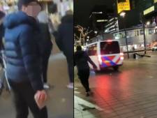 Politie deelt eerste foto's van relschoppers Rotterdam: zwaaiende verdachte belt zelf politie