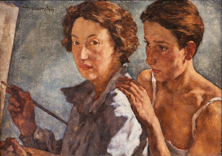 Lotte Laserstein, Ich und mein Modell, 1929–30. Beeld Privécollectie