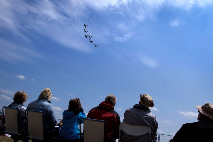 Voor de spotters was het weer genieten tijdens de twintigste editie van Volkel in de Wolken.