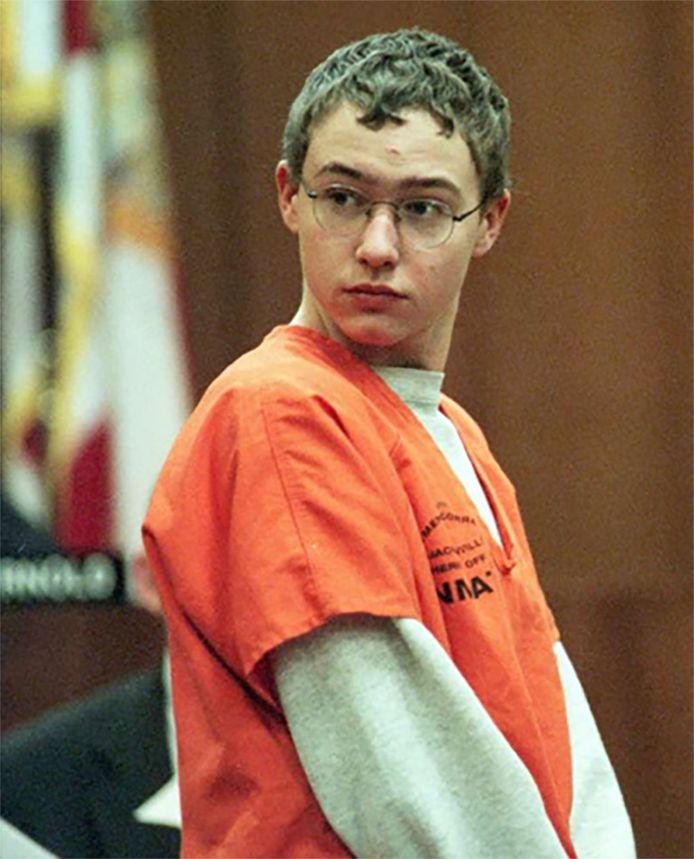 De 15-jarige Joshua Phillips tijdens zijn proces.