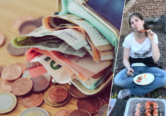 Emily verdient iedere maand iets meer dan 1.850 euro. Hoe bespaart ze?