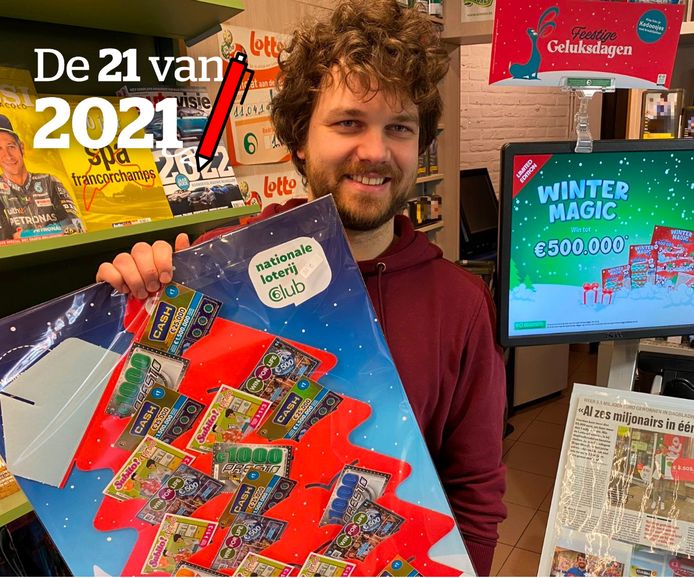 Lanse Callebaut van Dagbladhandel Joan uit Erondegem mocht dankzij de Nationale Loterij en een mooie winst van 3,5 miljoen euro net nog voor kerstman spelen voor een jong gepensioneerde uit de buurt.