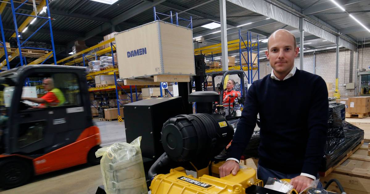 Distributiecentrum Damen verscheept motoren naar werven wereldwijd: ‘Ook koffiebonen en matrassen’