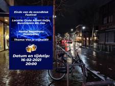 Grote groep jongeren verzamelt zich in Oss voor einde-van-de-avondklok-festival

