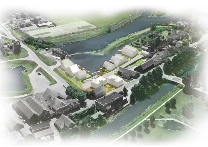 Een eerdere impressie van het nieuwbouwproject in Puttershoek.