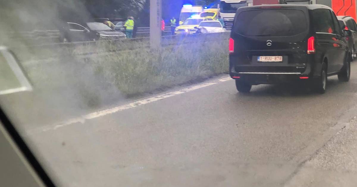 Double accident avec blessés sur autoroutes du côté de Charleroi