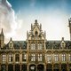 Logeren op een postzegel bij de Gentse post