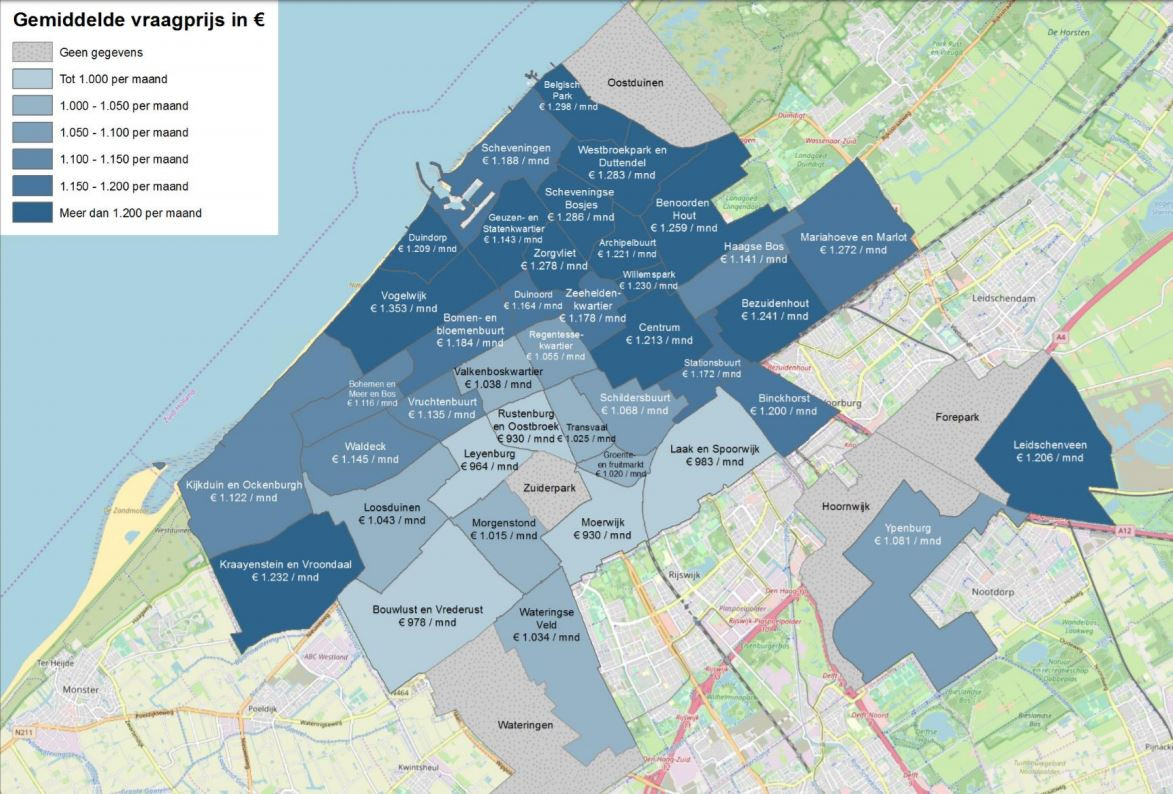 Huur in Haagse vrije sector vaak bijna twee keer te hoog Foto AD.nl