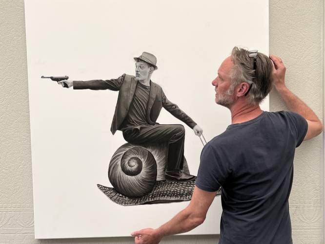 Kunstenaar Pierre François combineert insecten en Herentalsenaren in expo ‘reuzeKlein’: “De werken brengen een vrolijke noot op onze wereld”