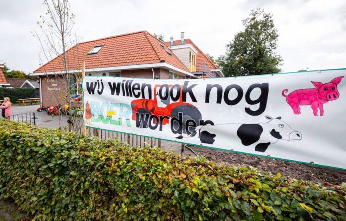 Op deze basisschool in Ommerkanaal weten ze het zeker: ál hun leerlingen willen boer worden.