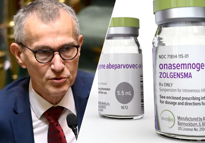 Federaal minister Frank Vandenbroucke heeft beslist om het geneesmiddel Zolgensma terug te betalen.