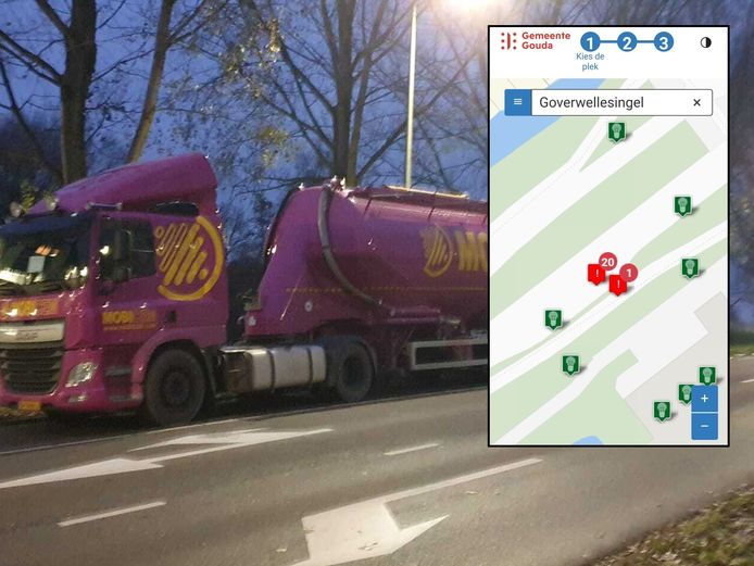 De mond van de 52-jarige vrachtwagenchauffeur viel onlangs wagenwijd open toen hij twintig meldingen ontdekte in de app waar ontevreden inwoners melding kunnen doen over overlast.