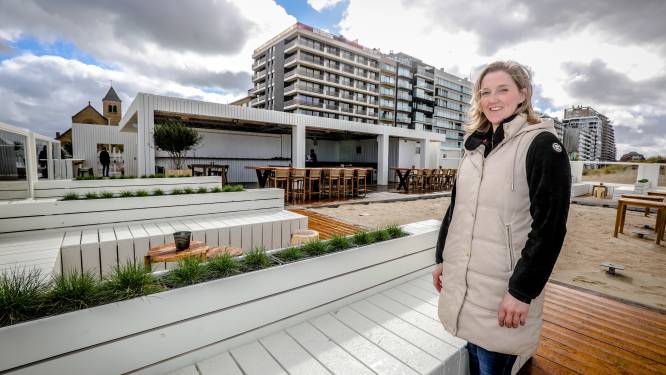 Horecavrouw Kimberly Sabbe opent dit weekend strandbar Eugène: “Wat regen houdt ons niet tegen”