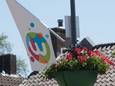 Een hanging basket.