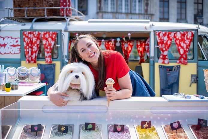 Opnames met Samson en Marie op de Grote Markt van Mechelen