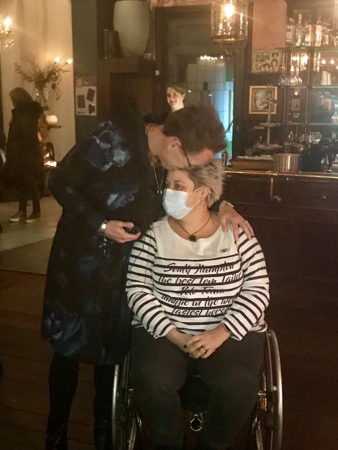 Willeke Kafoe is dolblij met haar gulle gever