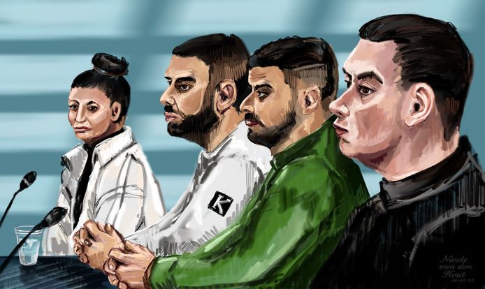 Vier van de zes personen die betrokken zouden zijn bij plofkraken in Duitsland.  Volgens de rechtbank Midden-Nederland heeft een Bossche verdachte (22) belastende verklaringen afgelegd over de medeverdachten.