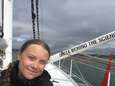 Greta Thunberg met zeilboot naar klimaatconferentie in New York vertrokken