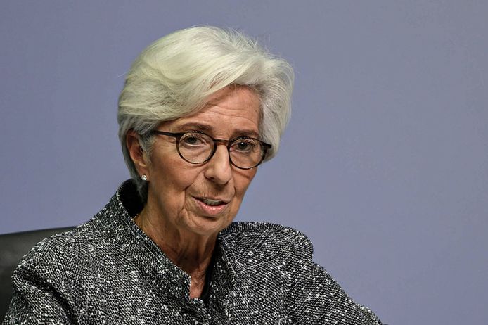 President Christine Lagarde van de Europese Centrale Bank.