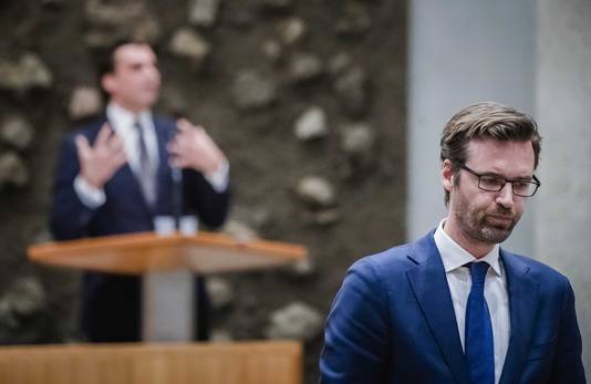 Thierry Baudet (FvD) en Sjoerdsma (D66) botsen in het debat.
